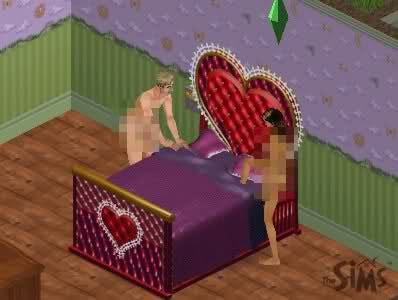 Image result for the sims heart bed