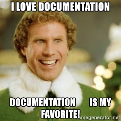 Meme about documentation.