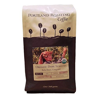 Organic-Coffee-Beans-by-Portland-Roasting-Company,-Dark-Sumatra-Blend