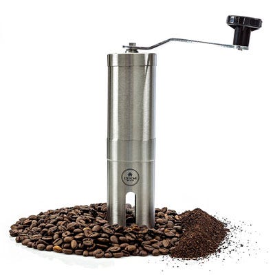 EZE-Hand-Burr-Coffee-Grinder-Most-Consistent-Hand-Coffee-Grinder-&-Coffee-Press