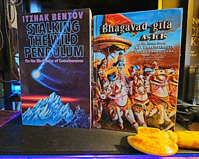 Stalking the Wild Pendulum by Itzhak Bentov. Bhagavad-GIta As it is (1972) by His Divine Grace A.C. Bhaktivedanta Swami Prabhupada