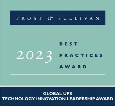 2023 Global UPS Technology Innovation Leadership Award