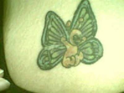 1041 butterfly tattoo