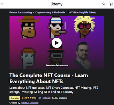 best online course to learn NFTs on Udemy