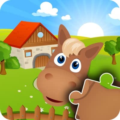 Illustration of horse and barn.