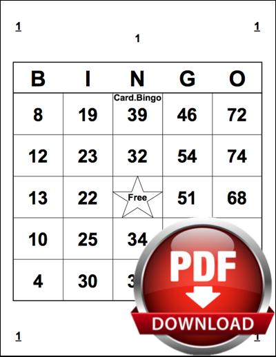 Bingo Tickets Free Download