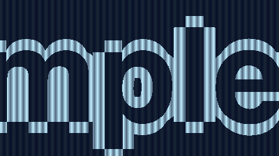 Close-up of text outline created by simple text-shadow