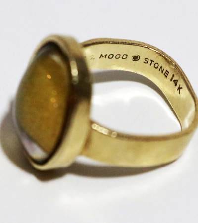 The Original Mood Ring in 14 carat gold