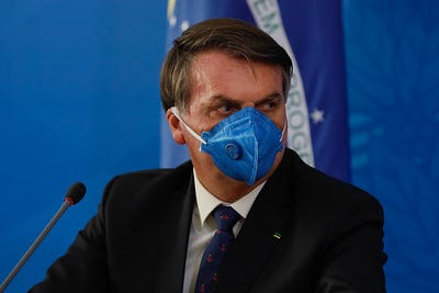 Brazilian president, Jair Bolsonaro