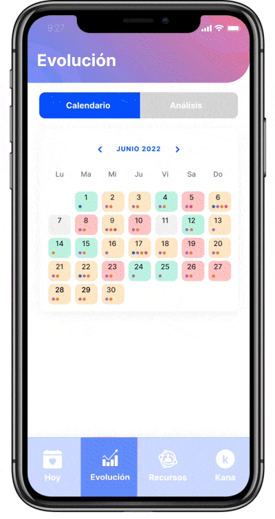 Visualización de datos — Calendario