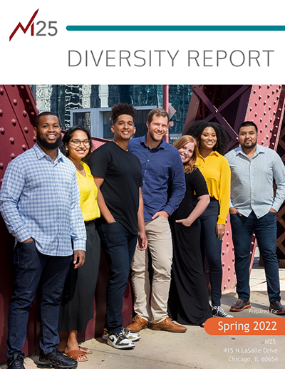 M25 announces the release of its diversity report.