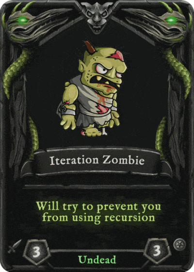 zombie card