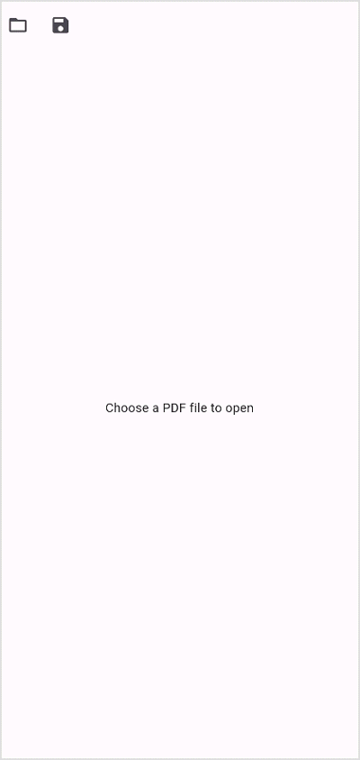 Open and Save PDF Files from Local Device Storage in Flutter