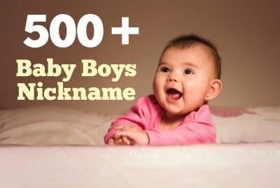 Baby boys nickname