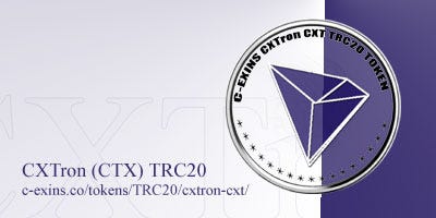 C-EXINS CXTron CXT TRC20 — https://www.c-exins.co/tokens/TRC20/cxtron-cxt/