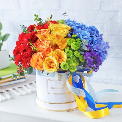 Mix Flowers online Bouquet by Interflora.in