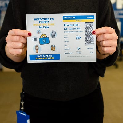 Priority Queue — Designing Ryanair’s Boarding Pass – Aonghus Davoren ...