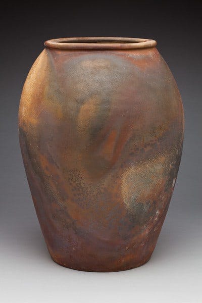 Wood fired vase