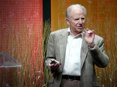 Dr. Stewart Brown speaking at TED. Credit: TED website