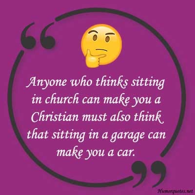 Funny Christian One Liners and Sayings