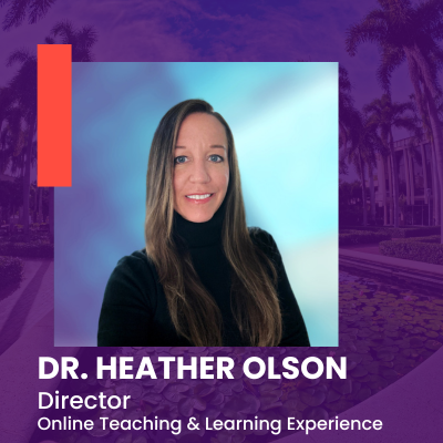 Building a Supportive Environment in Online Learning at FSW — Dr. Heather Olson