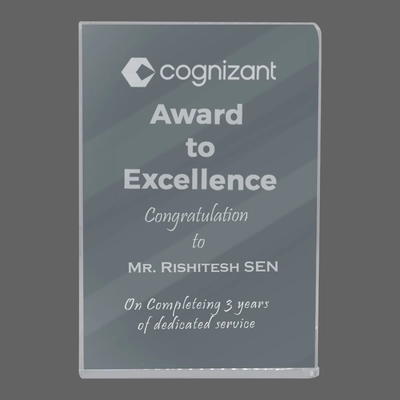 Corporate Crystal Plaque