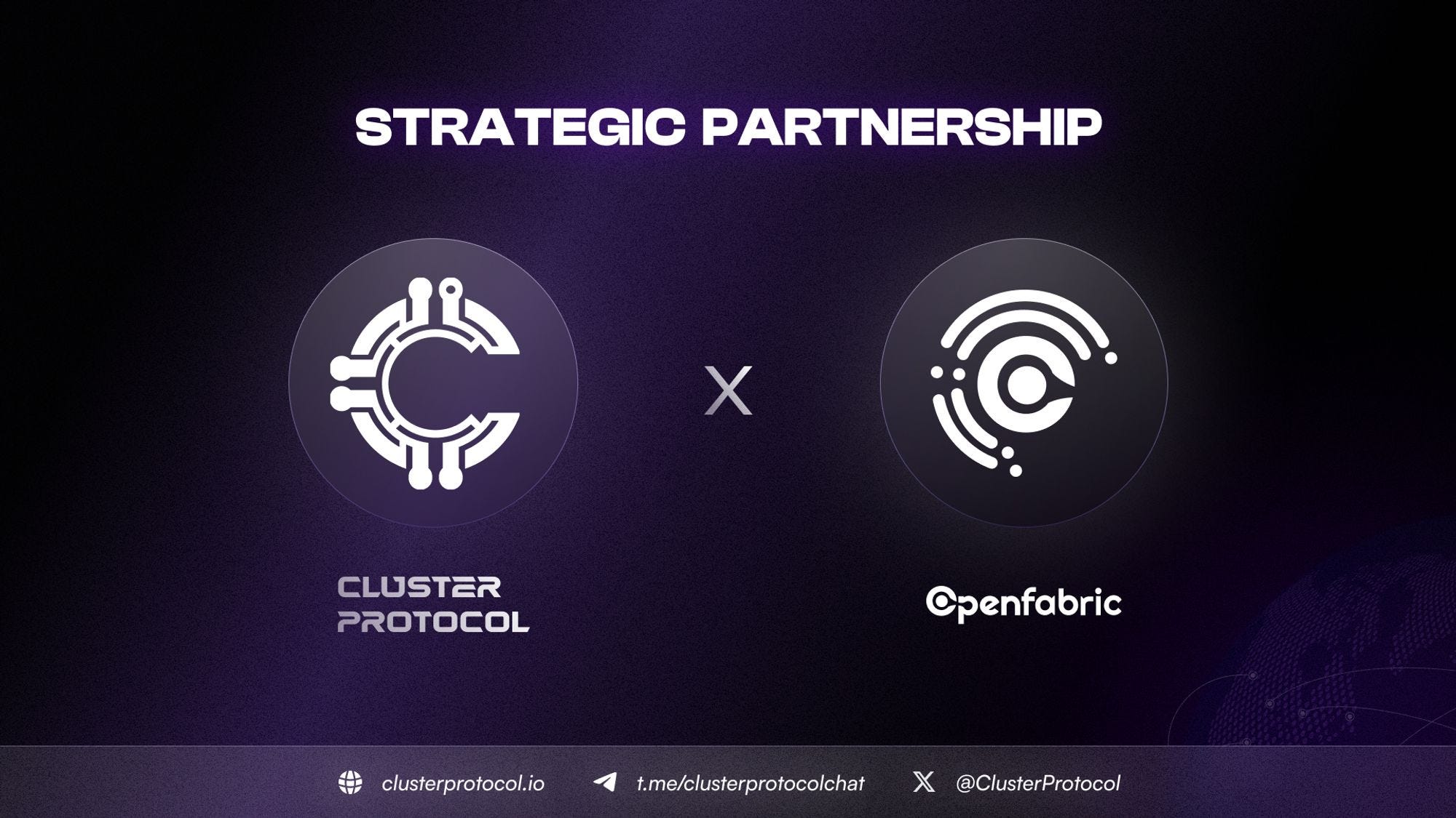 Cluster Protocol announces its strategic partnership with Openfabric AI