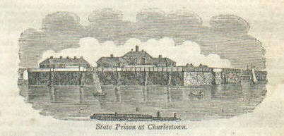 An unfortunately low-resolution pencil sketch of the prison where James Allen died. Taken from WikiCommons.