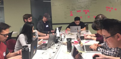 FareStart’s hackathon team at work