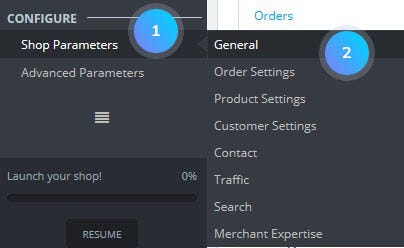 Prestashop admin hack- settings