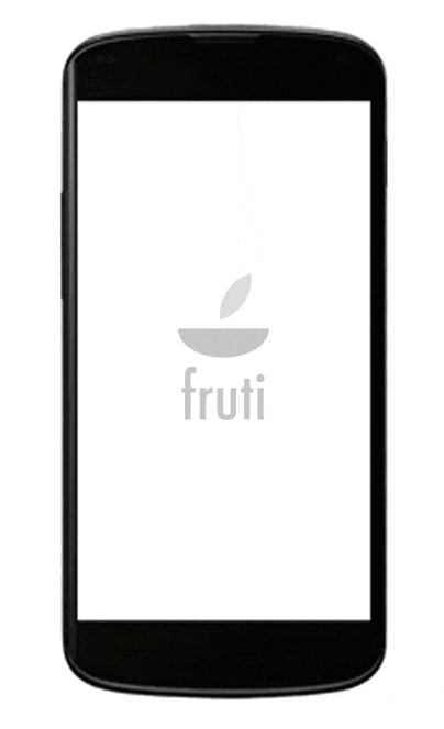 mid -fi prototype fruti app