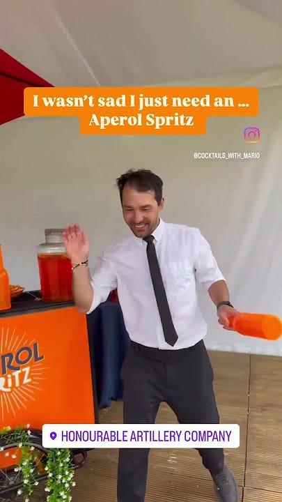 Aperol Bike Hire — Private Bartender