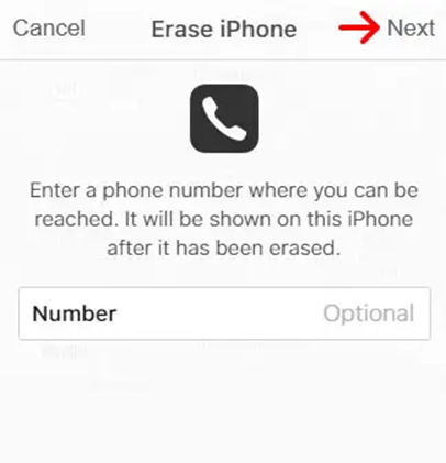 iCloud Find My- Erase lost iPhone Data