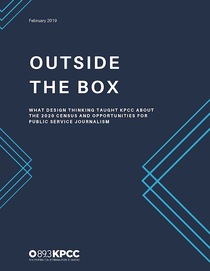 “Outside the Box” human-centered design census research report