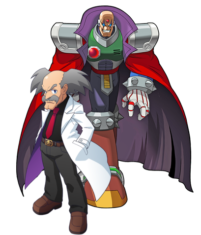 Dr. Wily e Sigma, vilões da franquia de Mega Man