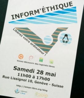 Leman Libre Install party Genève 28 mai
