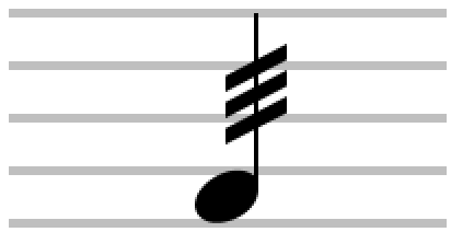 Tremolo symbol