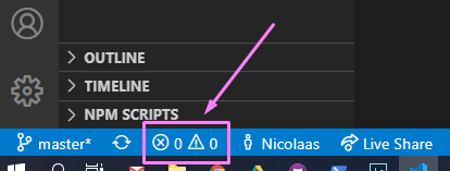 Snippit of VS Code