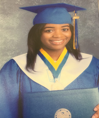 My Cap and Gown picture from 2018