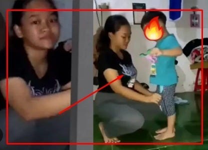 Video viral ibu dan anak twitter