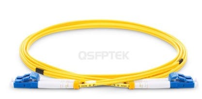 Figure: LC UPC to LC UPC Duplex fiber optic cable