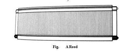 Reed of a loom