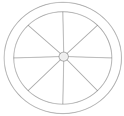 Bicycle wheel diagram