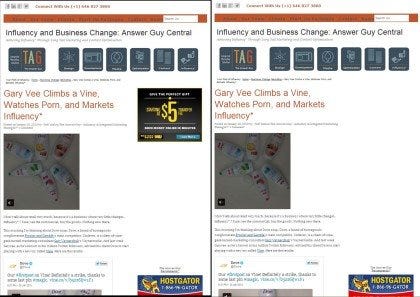 Advertsing Two-Way Influency in Adsense Videos, Example One