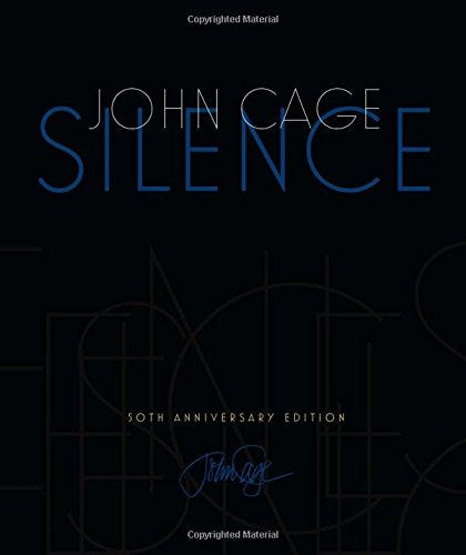 Cover of Silence: Lectures and Writing by John Cage