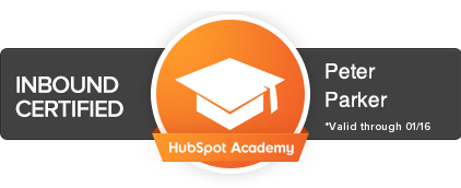 Certificado Internacional HubSpot de Inbound Marketing
