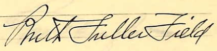 Ruth’s 1908 signature from the Certificate of Registration of American Citizen at the American Consulate-General in Paris.