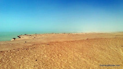 Coastal Nouadhibou near Cap Blanc