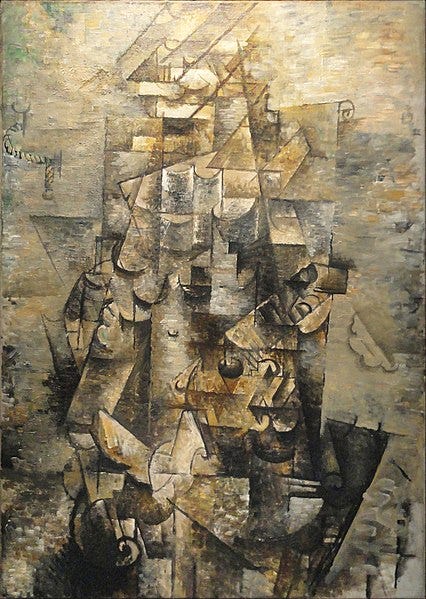 Georges Braque — Man with a Guitar courtesy of MOMA New York
