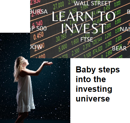 My first baby step into the investment universe